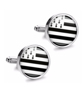 Gemelos de Camisa Magglass Banderas Regiones Francia Brittany