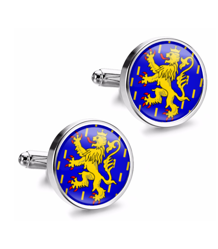 Gemelos de Camisa Magglass Banderas Regiones Francia Franche-Comte