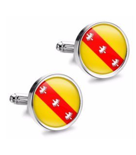 Gemelos de Camisa Magglass Banderas Regiones Francia Lorraine