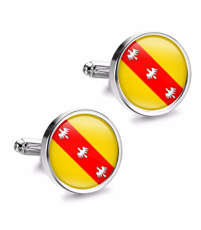 Gemelos de Camisa Magglass Banderas Regiones Francia Lorraine