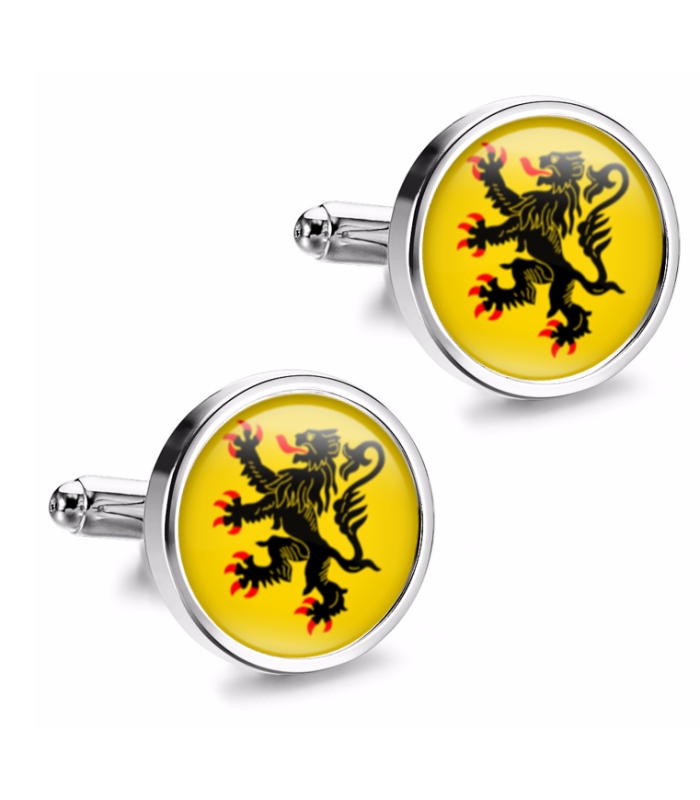 Gemelos de Camisa Magglass Banderas Regiones Francia Nord-Pas-de-Calais