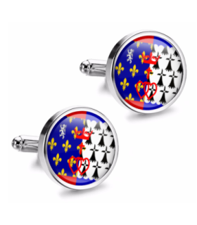 Gemelos de Camisa Magglass Banderas Regiones Francia Pays de la Loire