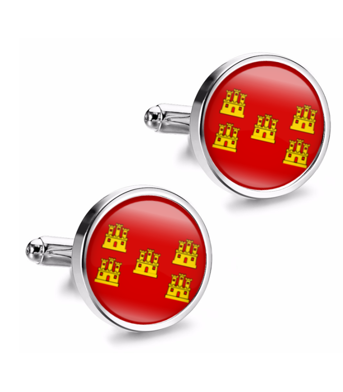 Gemelos de Camisa Magglass Banderas Regiones Francia Poitou