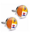 Gemelos de Camisa Magglass Banderas Regiones Francia Provence-Alpes-Cote d´Azur