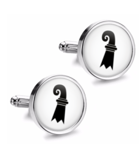 Gemelos de Camisa Magglass Banderas Regiones Suiza Basel-Stadt