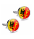Gemelos de Camisa Magglass Banderas Regiones Suiza Geneva