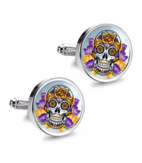 Gemelos de Camisa Magglass Calavera Catrina Nº1 16mm