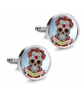 Gemelos de Camisa Magglass Calavera Catrina Nº12 16mm