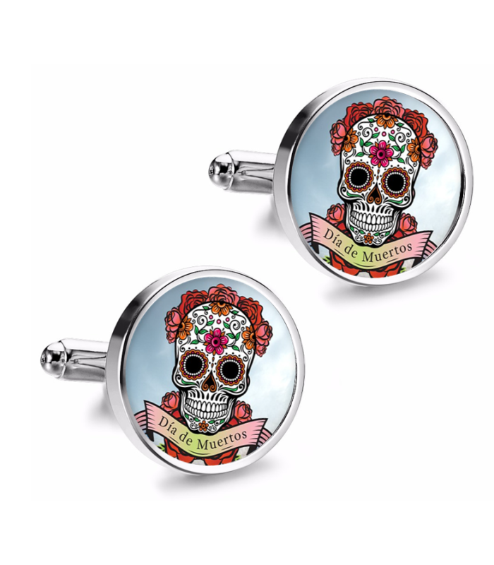 Gemelos de Camisa Magglass Calavera Catrina Nº12 16mm