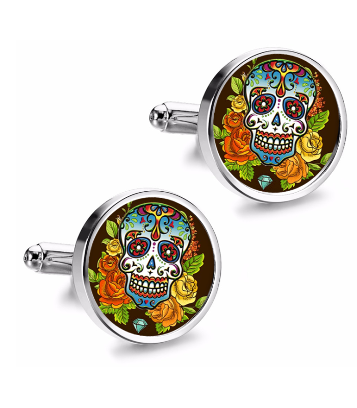 Gemelos de Camisa Magglass Calavera Catrina Nº13 16mm
