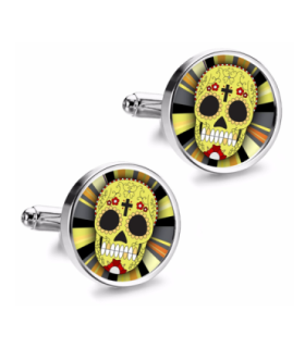 Gemelos de Camisa Magglass Calavera Catrina Nº15 16mm