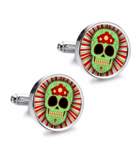 Gemelos de Camisa Magglass Calavera Catrina Nº16 16mm