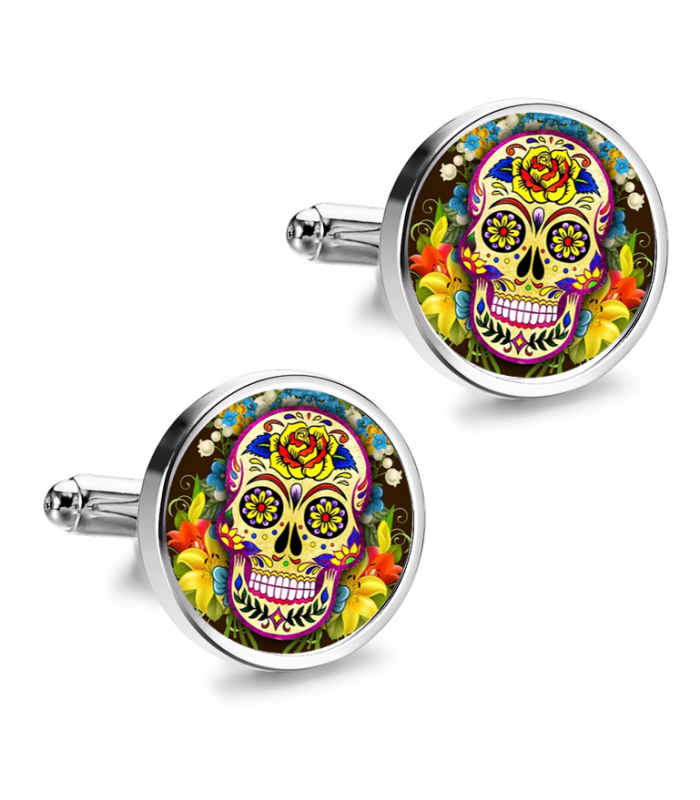 Gemelos de Camisa Magglass Calavera Catrina Nº18 16mm