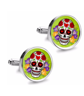 Gemelos de Camisa Magglass Calavera Catrina Nº2 16mm