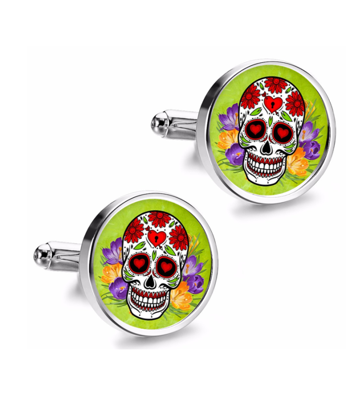 Gemelos de Camisa Magglass Calavera Catrina Nº2 16mm