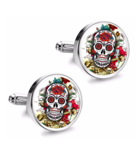 Gemelos de Camisa Magglass Calavera Catrina Nº23 16mm