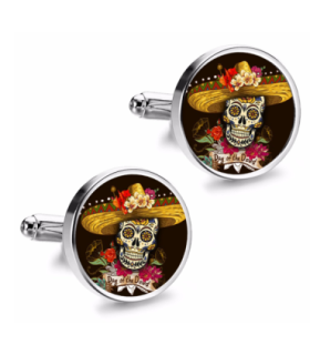 Gemelos de Camisa Magglass Calavera Catrina Nº24 16mm