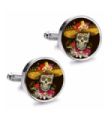 Gemelos de Camisa Magglass Calavera Catrina Nº24 16mm