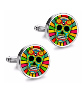 Gemelos de Camisa Magglass Calavera Catrina Nº9 16mm