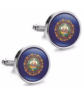 Gemelos de Camisa Magglass del Estado de New Hampshire 16mm