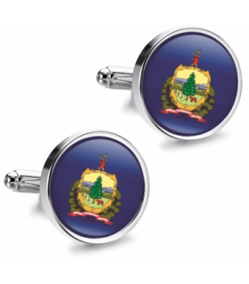 Gemelos de Camisa Magglass del Estado de Vermont 16mm