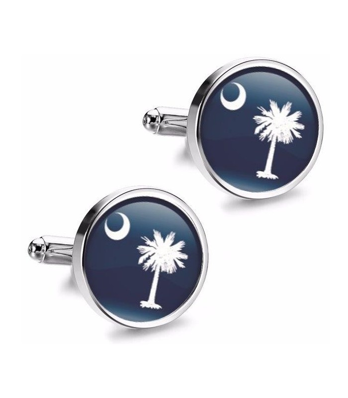 Gemelos de Camisa Magglass Estado del Sur de Carolina 16mm