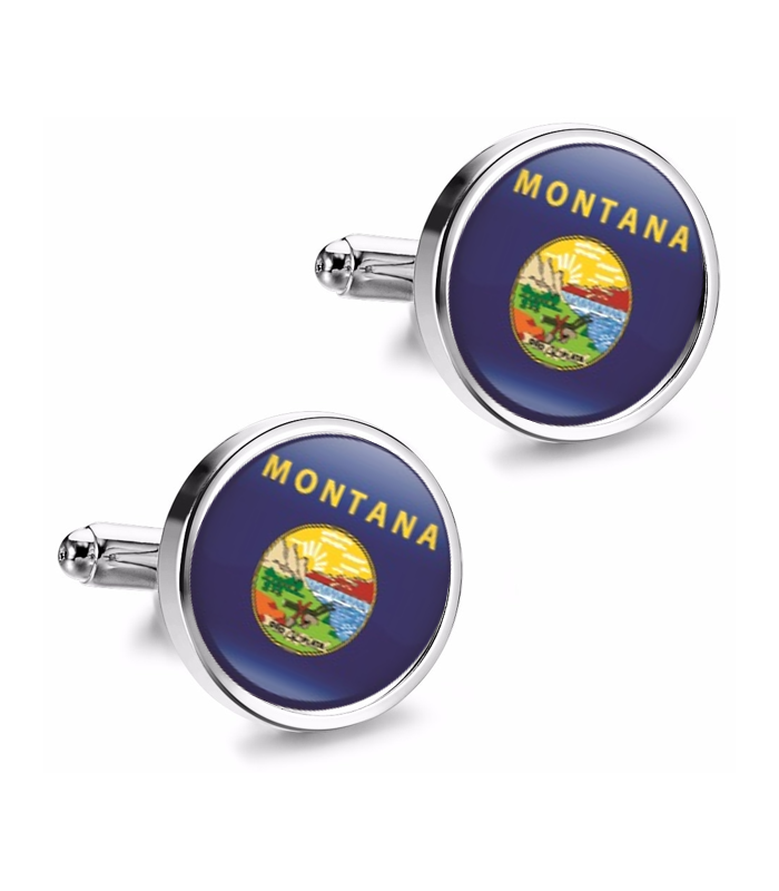 Gemelos de Camisa Magglass Estado Montana 16mm