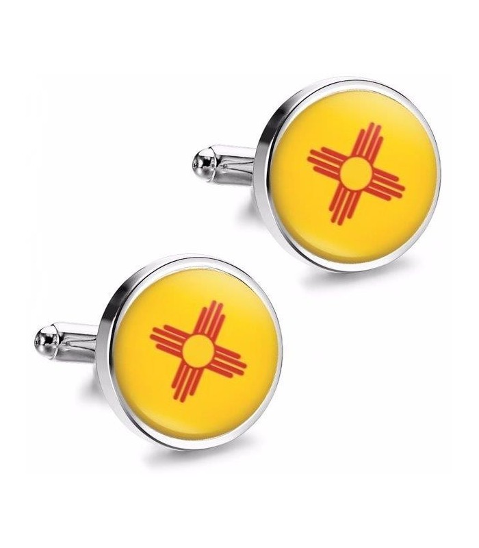Gemelos de Camisa Magglass Estado New Mexico 16mm