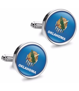 Gemelos de Camisa Magglass Estado Oklahoma 16mm