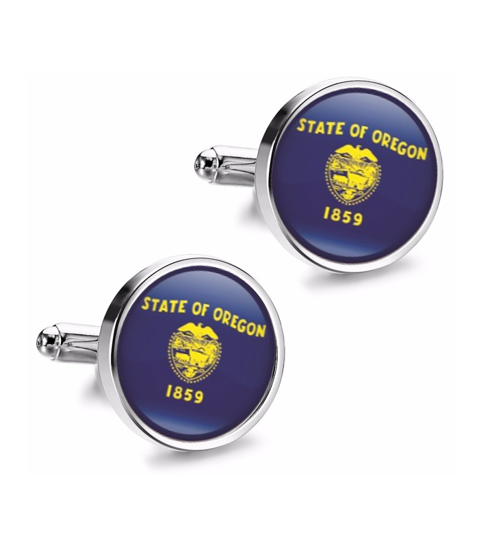 Gemelos de Camisa Magglass Estado Oregon 16mm