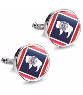 Gemelos de Camisa Magglass Estado Wyoming 16mm