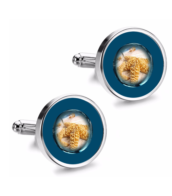 Gemelos de Camisa Magglass Fondo Marino Nº11 16mm