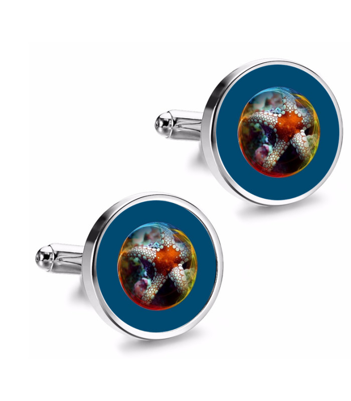 Gemelos de Camisa Magglass Fondo Marino Nº12 16mm