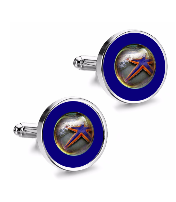 Gemelos de Camisa Magglass Fondo Marino Nº15 16mm