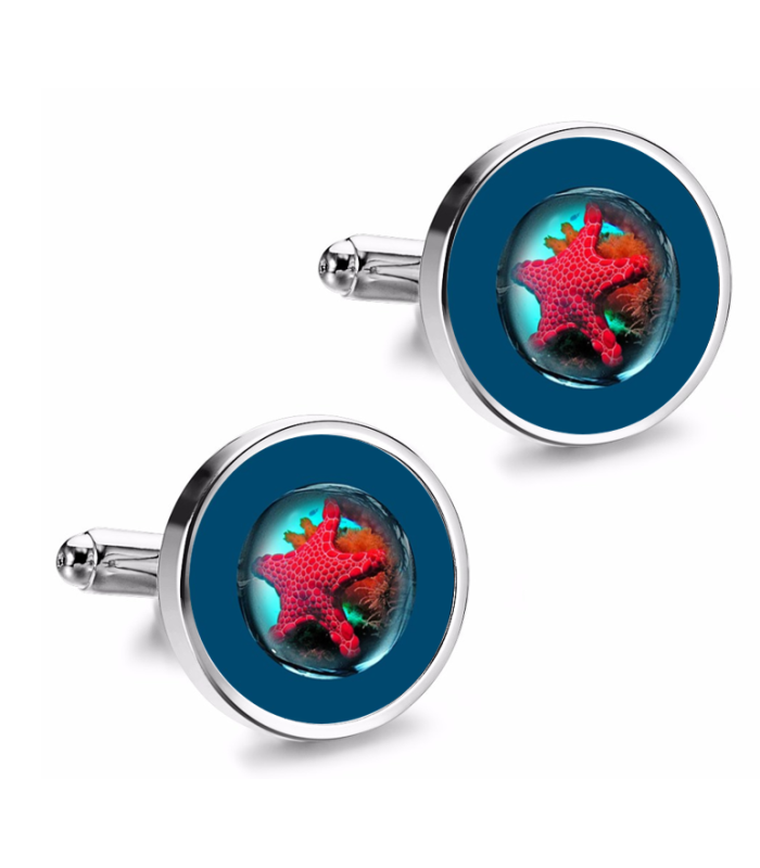 Gemelos de Camisa Magglass Fondo Marino Nº16 16mm