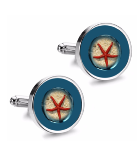 Gemelos de Camisa Magglass Fondo Marino Nº18 16mm