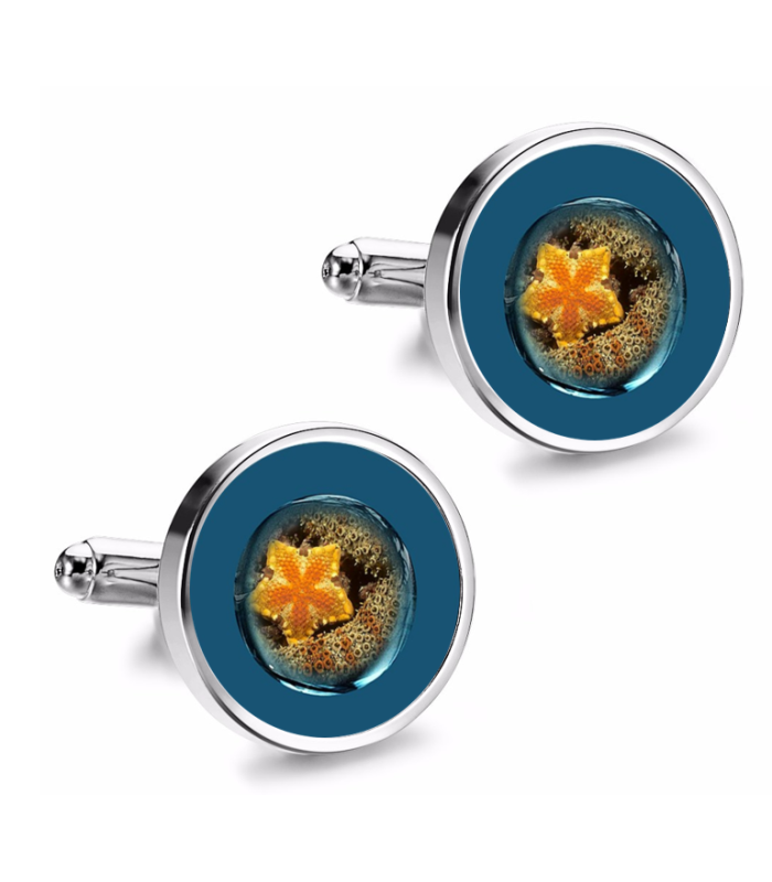 Gemelos de Camisa Magglass Fondo Marino Nº20 16mm