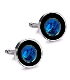 Gemelos de Camisa Magglass Fondo Marino Nº22 16mm