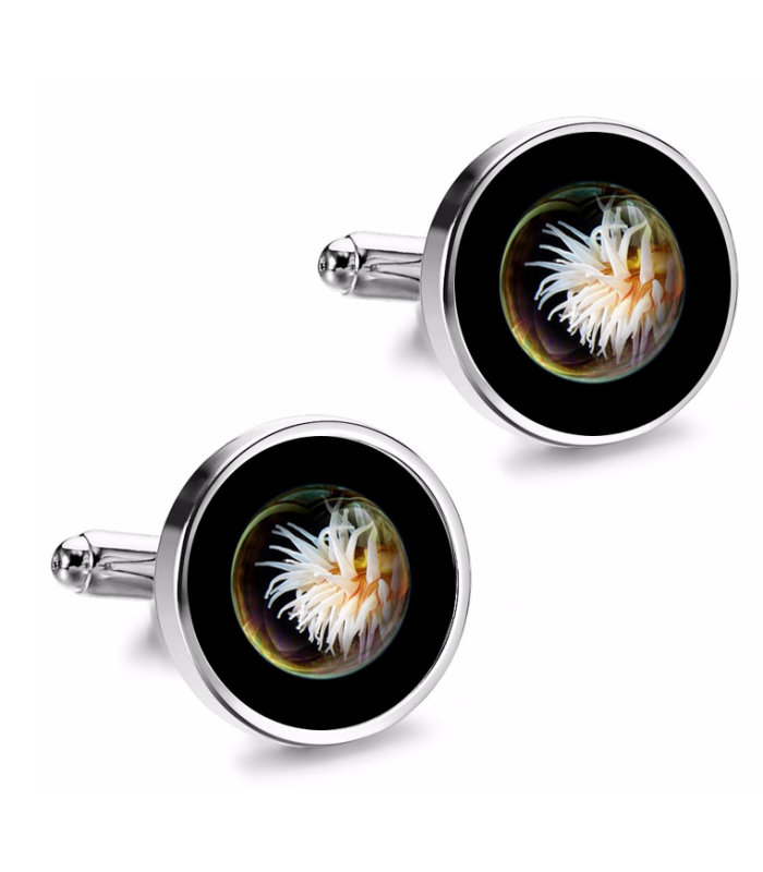 Gemelos de Camisa Magglass Fondo Marino Nº24 16mm