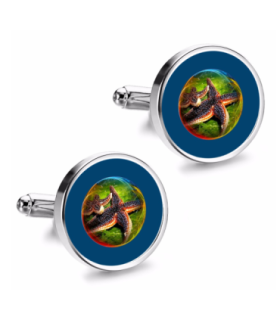 Gemelos de Camisa Magglass Fondo Marino Nº4 16mm