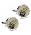 Gemelos de Camisa Magglass Grabados Barcos Nº3 16mm