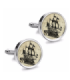 Gemelos de Camisa Magglass Grabados Barcos Nº5 16mm