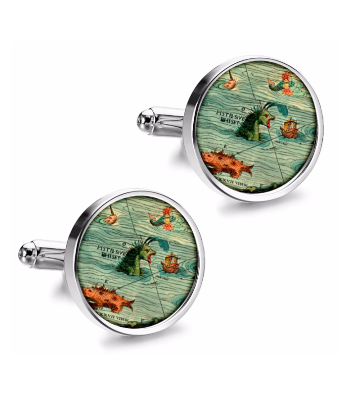 Gemelos de Camisa Magglass Monstruos y Criaturas del Mar Nº15 16mm