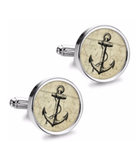 Gemelos de Camisa Magglass Nautico Ancla Nº25 16mm