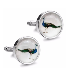 Gemelos de Camisa Magglass Pavo Real