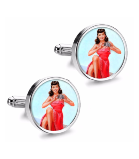 Gemelos de Camisa Magglass Pin Up Girls Nº16 16mm