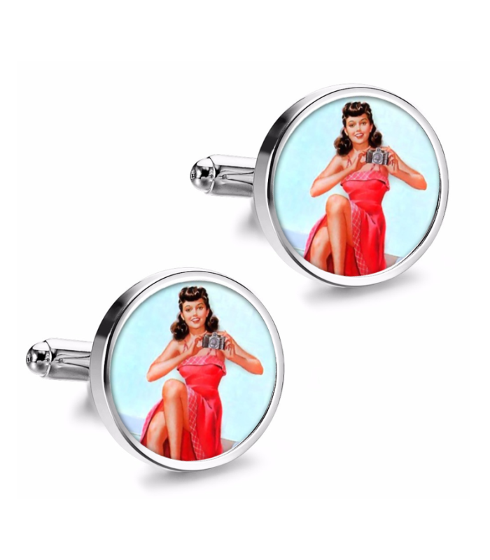 Gemelos de Camisa Magglass Pin Up Girls Nº16 16mm