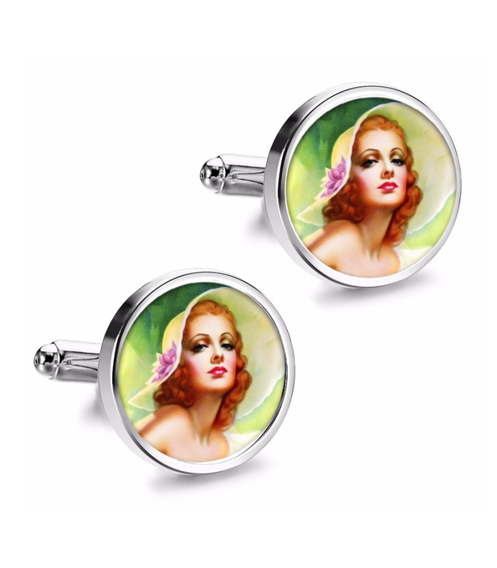 Gemelos de Camisa Magglass Pin Up Girls Nº17 16mm