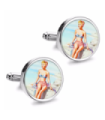 Gemelos de Camisa Magglass Pin Up Girls Nº4 16mm