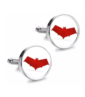 Gemelos de Camisa Magglass Red Hood Logo White